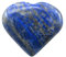 Lapislazuli Kristallherz Handschmeichler – Taschenmassage-Borgenstein für natürlichen Körperchakra-Balancing, Reiki-Heilung und Kristallgitter