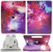 Universal 7 Inch Tablet Case - Premium PU Leather 360 Degree Rotating Stand Folio Wallet Case Cover (Rainbow)