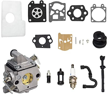 MS170 MS180 C1Q-S57A Vergaser für Stihl 017 018 MS 170 180 180C MS170 MS180 MS170C MS180C Kettensäge mit Luftfilter Tune Up Kit