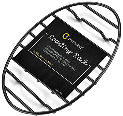 Roasting Rack with Integrated Feet, Cooling Drying Rack Enameled Coating