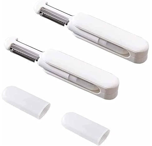 3 in 1 Multifunctional Rotary Paring Knife, Stainless Steel Portable Peeler and Grater, Food Vegetable Fruit Grater Peeler Kitchen Gadgets, 120° Rotation Blade