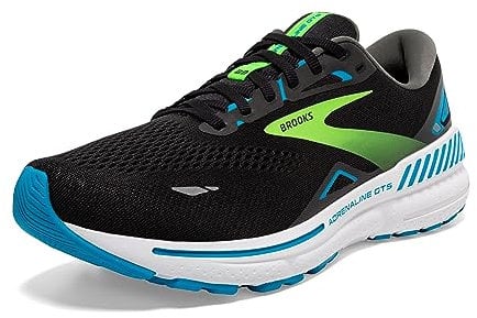 BROOKS 1103911B006 Adrenaline GTS 23 Men Black/Hawaiian Ocean/Green UK 9