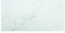 Higsose Dessus de Table Blanc 1000x500 mm Verre Trempé Design en Marbre Table Basse & Jardin