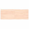 vidaXL Tischplatte, Holzplatte für Tisch Esstisch Couchtisch, Massivholzplatte Handgefertigt mit Baumkante, Ersatztischplatte Scharnierdesign, 140x50x(2-6) cm Massivholz Unbehandelt