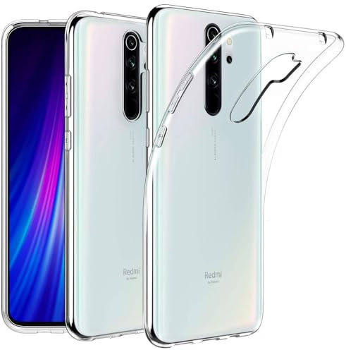 Oprimio Kristallklar Hülle für Xiaomi Redmi Note 8 Pro [Silikon Hülle] [%100 Durchsichtig] [Deutsche Material] [Ultra Dünn] Klar Handyhülle für Xiaomi Redmi Note 8 Pro