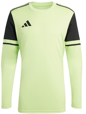 adidas Men's SQUADRA25 Goalkeeper Jersey Long Sleeve, Pulse Lime/Black, XL