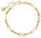 Made by Nami Edelstahl Armband Damen Gold mit Unedlichkeitszeichen 16 + 4 cm Länge Geschenk für Frauen Wasserfester Schmuck
