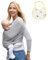 Aolso Tragetuch Baby, Babytrage Multi-Use, Elastisches Baby Tragetuch, Baby Neugeborene Tragetuch, Babytrage Neugeborene ab Geburt, Einfach anzuziehen, Ring-Trage Babytragetuch Ohne Binden