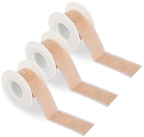 Pansements Ampoules Talon 3 Rouleaux Pansements Hydrocolloïde Gel Bandages Protection Talon Anti Ampoule Pied Soulagement de la Douleur de Friction Doigts Orteils Avant-Pied Talon (2 cm x 1 m)
