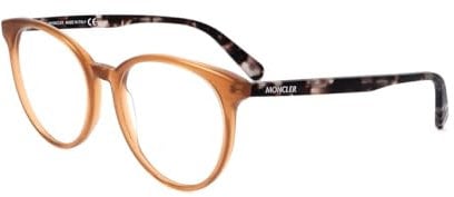 Moncler ML5117 045 SHINY LIGHT BROWN 51/17/145 Damen Brillen