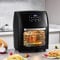 Warmiehomy Air Fryer Oven,12L Large Capacity with 1800W Powerful Dual Heating，No Oil Fry, Large Touchscreen, 8 in 1 Rotisserie Airfryer to Cook, Fry, Roast, Bake and Dehydrate