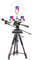 FLNOZAMZ Ring Light Stand with Fill Light, Lightweight Tripod For Smartphone, LED Ring Light Microphone Stand, for Video Conference/Picture