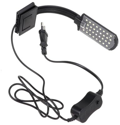 Sosoport Led Aquarium Licht Aquarium Lampe Aquarienleuchte Zum Aufstecken Black