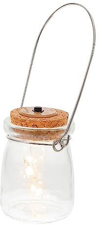 DOITOOL Light up Bottles Night Light Decor Glass Jar Hanging Lamp Battery Operated Small Bottle Decor