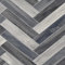 VINYL FLOORING UK 790D Venice Tile Grey Stone Effect Anti-Slip Vinyl Flooring For Kitchen, Bathroom, 2.3mm Thick Foam Backed Vinyl Sheet-1m(3'3) X 3m(9'9)-3m²