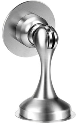 Magnetic Door Stoppers Door Stop Stainless Steel Durable Magnetic Door Holder for Indoor and Outdoor Use Wall and Floor Mounted Door Stops for Home Office and Patio (2)
