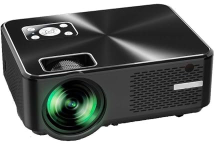 KKENZA Proyector portátil Y60 con actualización de 5500 Lux, Full HD 1080P, Compatible con Pantalla de 200, proyector doméstico LCD LED
