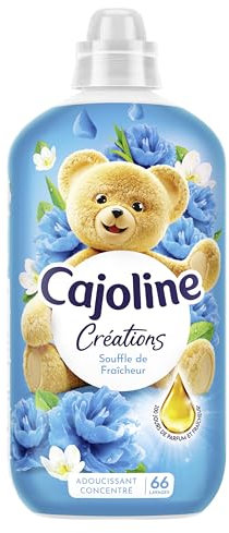 Cajoline Adoucissant linge liquide Souffle de Fraîcheur Créations parfum et fraîcheur 66 lavages 1,386L