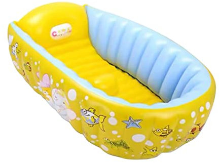 SUPVOX Bañera Inflable De Dibujos Animados Para Bañar Bebés Recién Nacidos Piscina Interior
