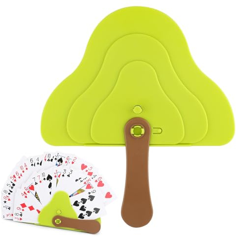 Nexlynk Lot de 2 supports de cartes à jouer en forme d'arbre en plastique mains libres pour enfants et adultes seniors Poker UNO Bridge Dos Canasta Family Game Night Poker Party Accessoires