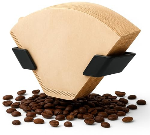 Vägghållare för kaffefilter inklusive högkvalitativ självhäftande dyna | hållare för limning | Perfekt för kök, husbil, hyreslägenhet | hållare för väggen | kaffefilterhållare, filterpåsehållare |