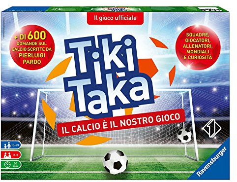 Ravensburger 26791 Tiki Taka Il Calcio, Gioco di Società, 2-6 Giocatori, Età Raccomandata 10+