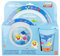 BABY SHARK Lot de 3 pièces (argent, bol et tasse MICRO 265 ml)