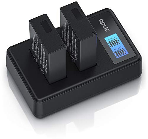 CSL - Akkuladegerät Set inkl. 2 Akkus – Kamera Akku Ladegerät kompatibel mit Canon LP-E17-1100mAh - Ladestrom 600 mAh - 7,2 V – Batterieladegerät für EOS RP M3 M5 M6 EOS 750D 800D Rebel T6i T7i SL2