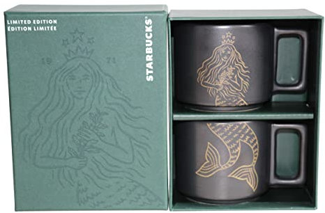 Starbucks 50th Mermaid Anniversary Collection Limited Edition - Taza de café expreso