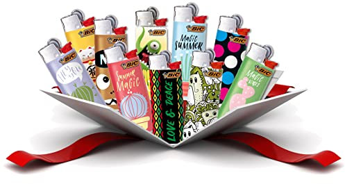 Can Kultur Shop BIC Mini Feuerzeuge Mix-BIC Mini Wundertüte-10 Stück inkl. exkl. CKS Filtertip