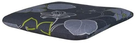 Angerer Freizeitmöbel GmbH Auflage für Gartenmöbel - Sitzkissen Made in Germany (Grau-Grün geblümt)