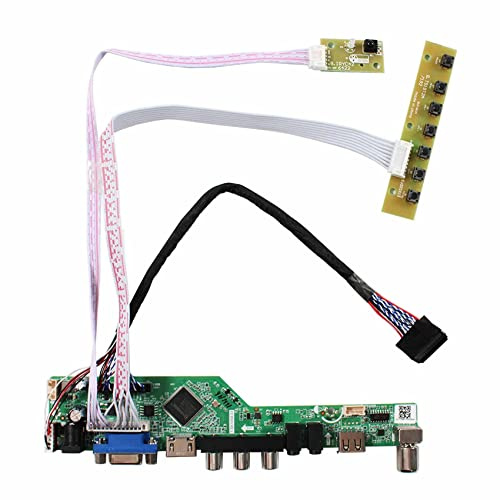 VSDISPLAY VGA USB LVDS Controller Board 40Pin für 17,3 1600x900 | LP173WD1 B173RW01 LTN173KT01-A01 N173FGE-L21 N17306-L02 LCD-Bildschirm