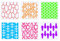 NBEADS 6 Stk. 6 Stile Retro Fliese Malen Schablonen, 30x30cm Moderne Malerei aus der Mitte des Jahrhunderts Schablone Tempalte DIY Kunst Kunsthandwerk Wandschablonen zum Malen auf Holz Leinwand Papier