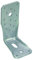 KR Winkelverbinder mit Langloch und Kantrippe Bau-Winkel Zuganker | langer Schenkel von 95 bis 285 mm wahlweise | kurzer Schenkel immer 90 mm (L: 95 x90 mm B: 65 mm S: 3 mm)