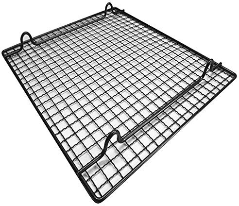 Rejilla de enfriamiento Rejilla de enfriamiento de Pastel de Acero Inoxidable Rejilla Antiadherente Bandeja para Hornear para bizcocho Pastel de Galleta Soporte de Secado de Pan So