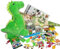 101648 gefüllte Riesen Schultüte 50cm mit Dino zum Schulanfang Schulkind Kita Studium Geschwistertüte Geschenk Dinosaurier