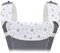 bebear Beißkissen für Babytrage, 100% Baumwolle Sabber Lätzchen für Babytrage Neugeborene bis Kleinkinder, 3PCS Baby Beißkissen für Jungen/Mädchen(Star)