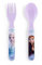 Lulabi Frozen Set Cuillère et Fourchette, Polypropylène, Lilas