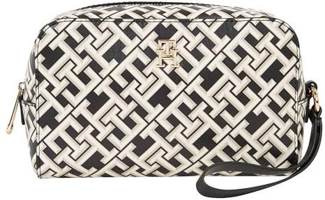 Tommy Hilfiger Trousse de toilette noire AW0AW15745-BDS pour femme, Noir, Talla única