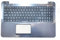Housse de protection pour repose-poignets avec clavier espagnol rétroéclairé compatible avec ordinateur portable ASUS X555 A555L X555L F555V W519L K555l Y583L Noir