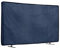 kwmobile Funda para Monitor 43 TV - Protector Antipolvo y antihuellas de Lino para Pantalla de TV - Gris Azulado