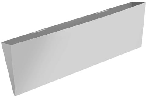 onlyfire Wasserbehälter aus Edelstahl für Holzkohlekörbe, Räuchereinsatz Kugelgrill, Smokereinsatz, Kugelsmoker Einsatz, Silber