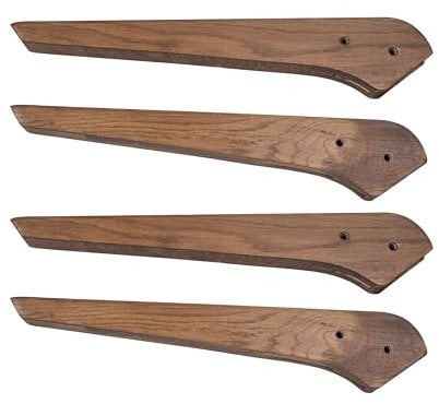 Zouron Chaise de Salle à Manger spéciale Pieds en Noyer(Grain de Bois spécial), Quatre Pieds en Bois, possibilité de Remplacement
