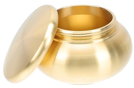 TOPBATHY Miniatur Teedose Aus Kupfer Vielseitiger Aufbewahrungstopf Für Räucherwerk Aromatherapie Teematerialien Hochwertige Luftdichte Und Aufbewahrungslösung Für Zuhause Schlafzimmer