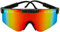 NeonVision - Premium Sportbrille und Sonnenbrille Verspiegelt UV-Schutz 400 - Damen & Herren Outdoor Sport-Brille ideal zum Radfahren, Laufen, Skifahren, Wandern, Rennrad (leicht & stabil, Firefly)