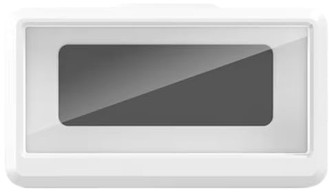 Harewtwy Waterproof Home Wall Mounted Phone Holder Box Touch Screen Phone Holder forSmartphones White