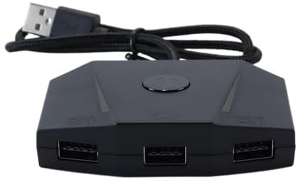 ACOLY VX2 AimBox Spielkonsolen-Maus- und Tastatur-Konverter, kompatibel mit P4, Series X/S, One, Switch, MnK-Adapter mit 3,5-mm-Audiofunktion für Shooter-Spiele