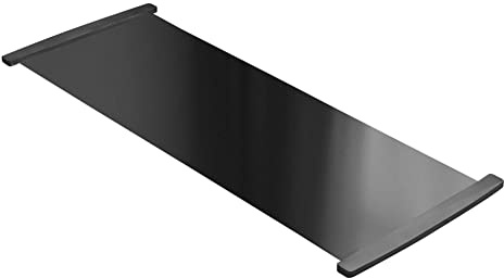 Slide Board Exercise Sliding Mat with Shoe Covers, Portable Balance Training Mat for Low-Impact Indoor Home Workouts, Core & Leg Strength Training for Men & Women