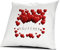 printplanet Kopfkissen Mäuschen, Kissen mit Füllung, Motiv Herzballons, 40 cm, 100% Baumwolle, Kuschelkissen, Liebeskissen, Namenskissen, Geschenkidee