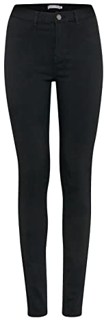b.young Women's Elva Dixi 5 Pocket Slim Jeans Not Applicable, Black (Black 80001), 18 (Manufacturer Size: 44)